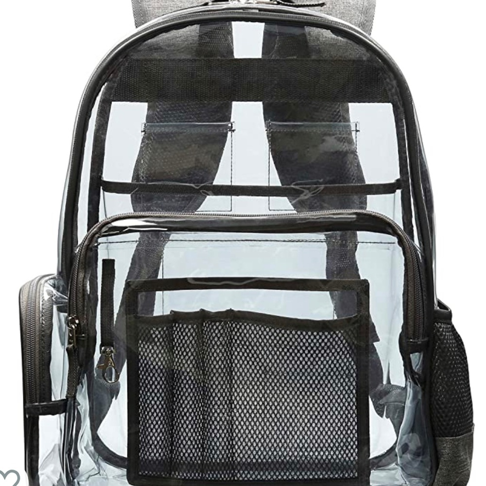 New Transparent Backpack for School - Picture 3 of 4